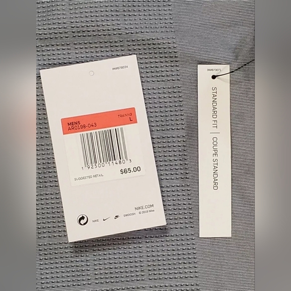 Nike Tech Pack Mens Size L Running Jogging Tank Top Grey Platinum AR0198-043 - Picture 9 of 12